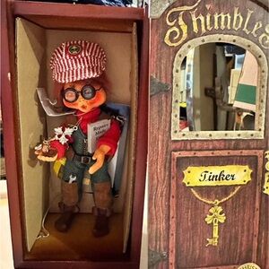 Thimble People Tinker Doll with Red Outfit